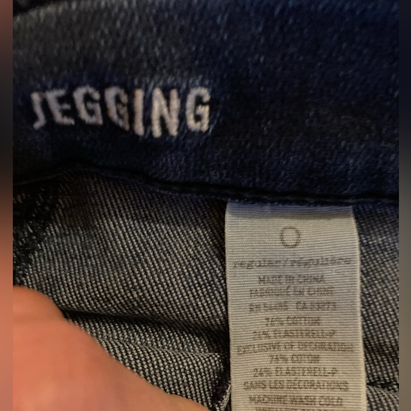 American Eagle size 0 Jegging deep blue - Picture 4 of 4